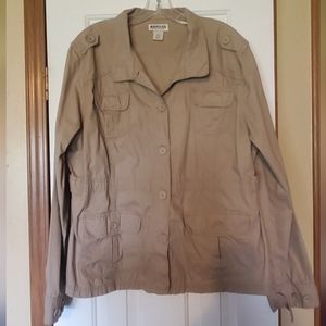 Magellan Sportswear Tan Cargo Jacket Size XXL